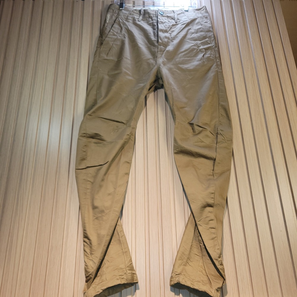 G-Star Raw Arc 3D Loose Tapered Khaki Tan Twisted Seam Chino Pants Mens 33x31